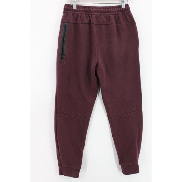 Active Jogger Pants Mens Dark Red Drawstring Sweatpants Outdoor Size Medium M - Picture 7 of 9